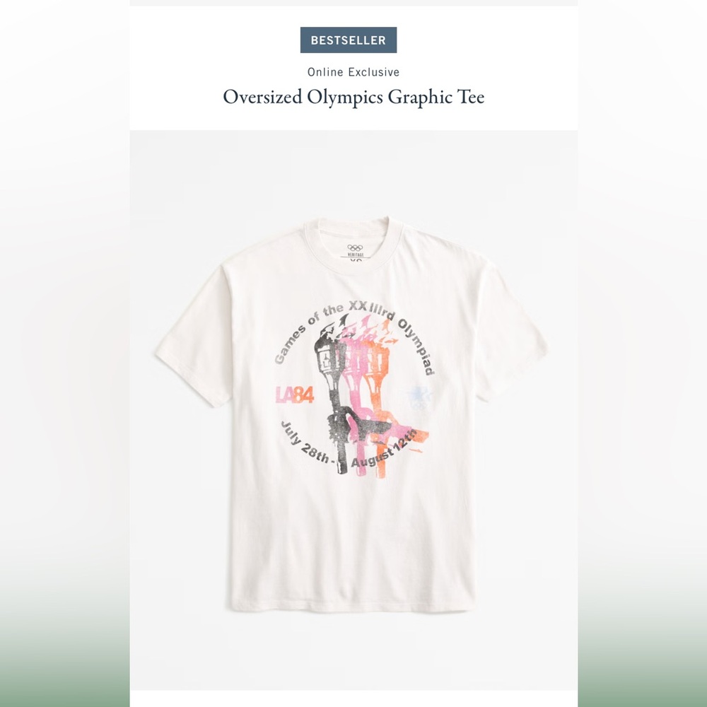 Abercrombie Olympic graphic tee